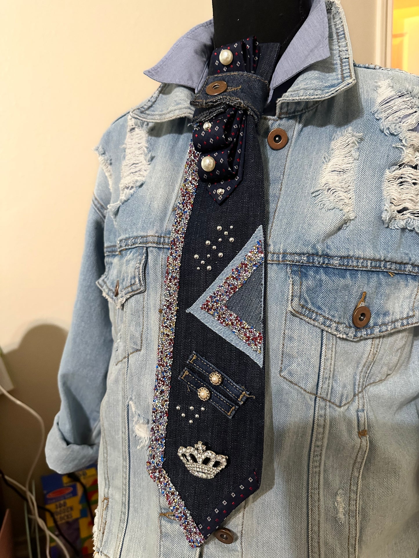 Custom Denim Tie