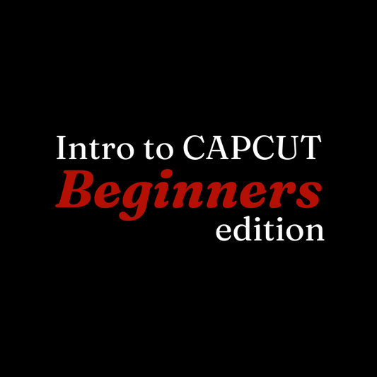 Intro to CapCut for beginners