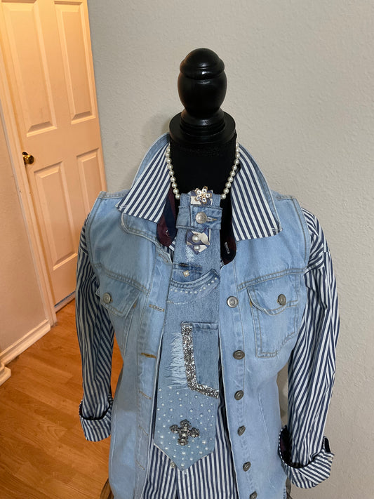Custom Denim Tie
