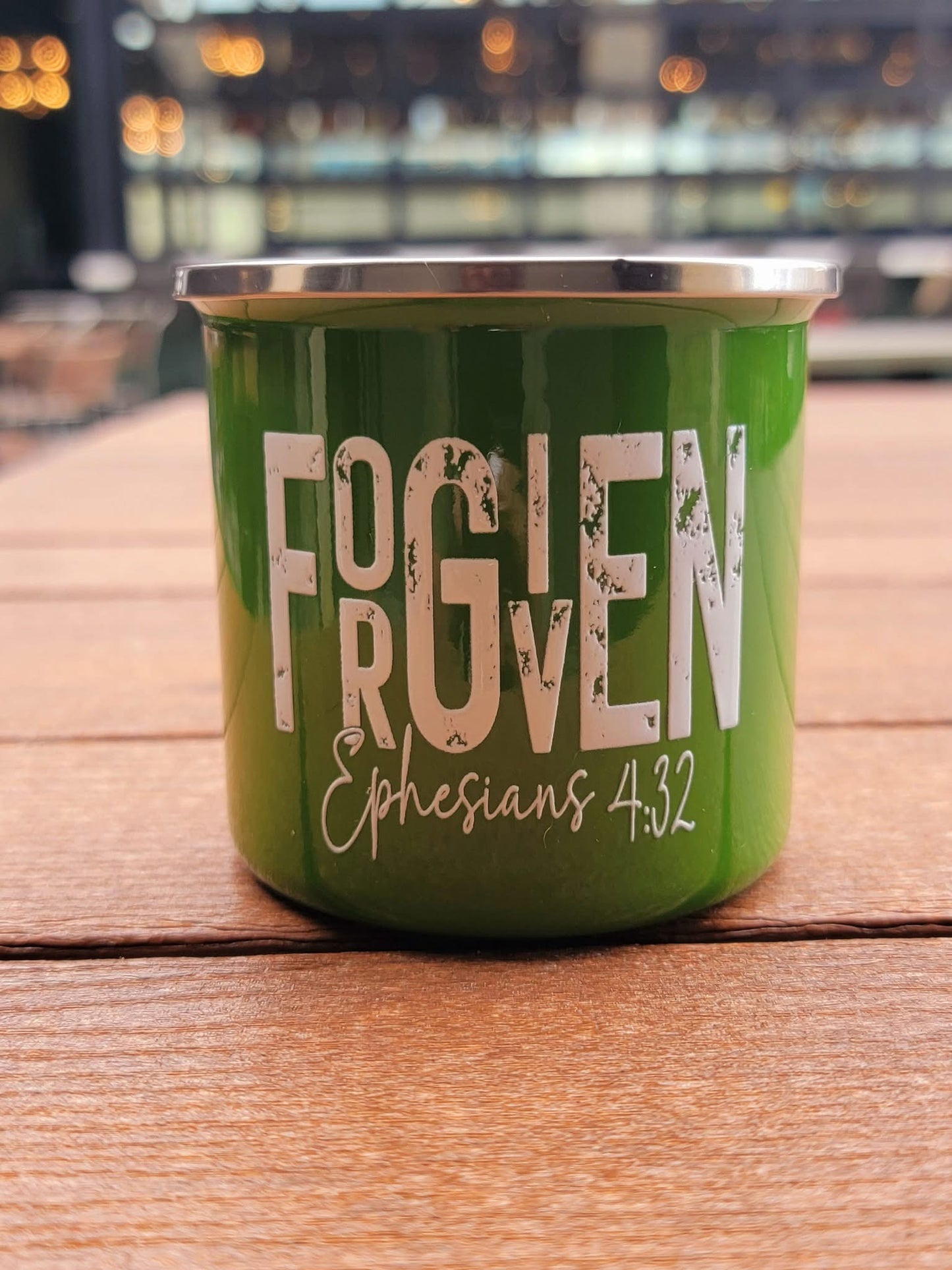 Forgiven - Enamel Mug