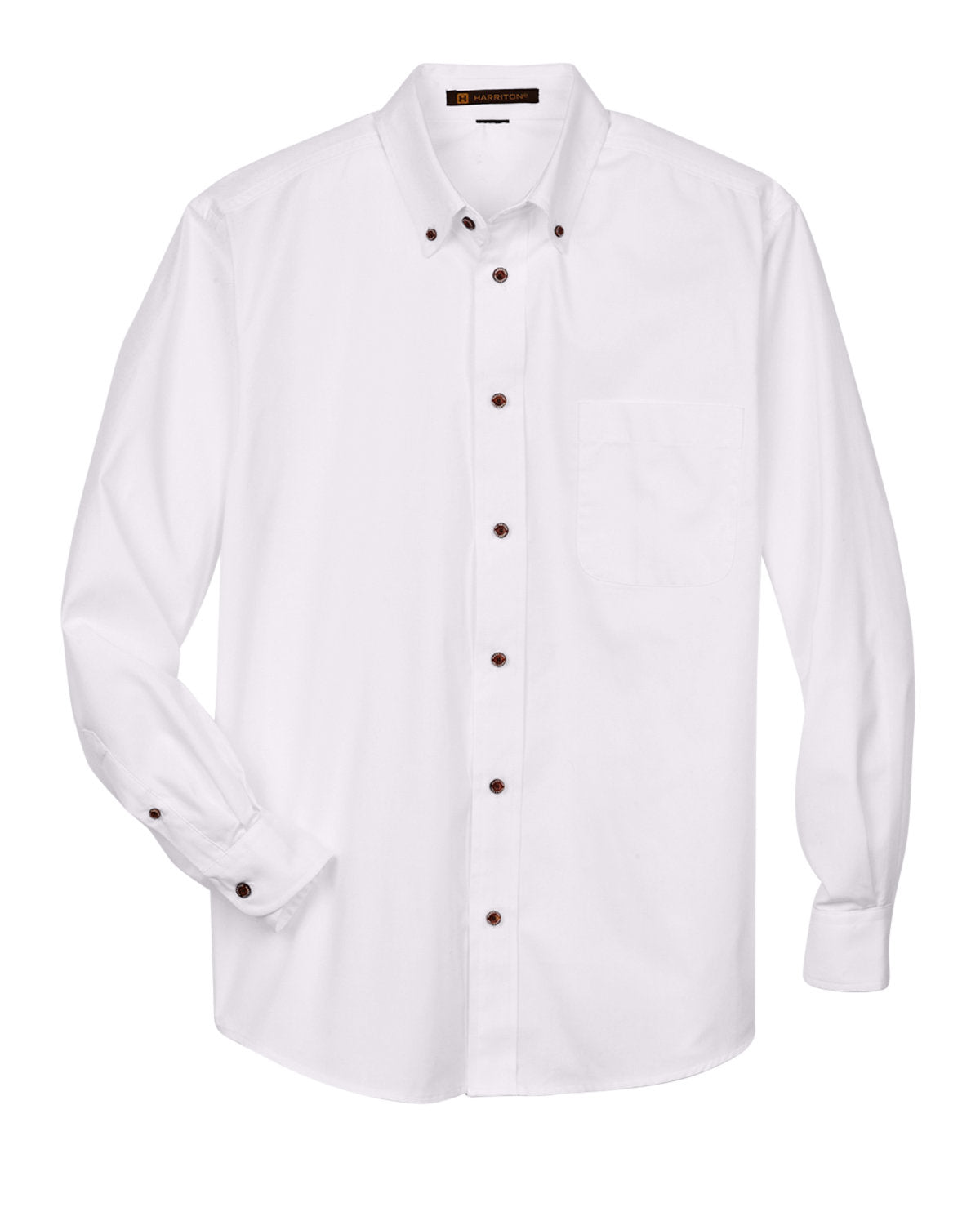 Men Long Sleeve Oxford Shirt