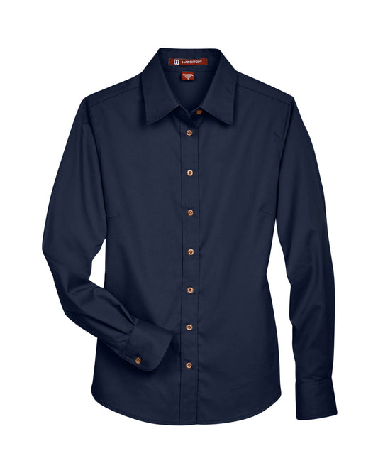 Ladies Long Sleeve Oxford Shirt